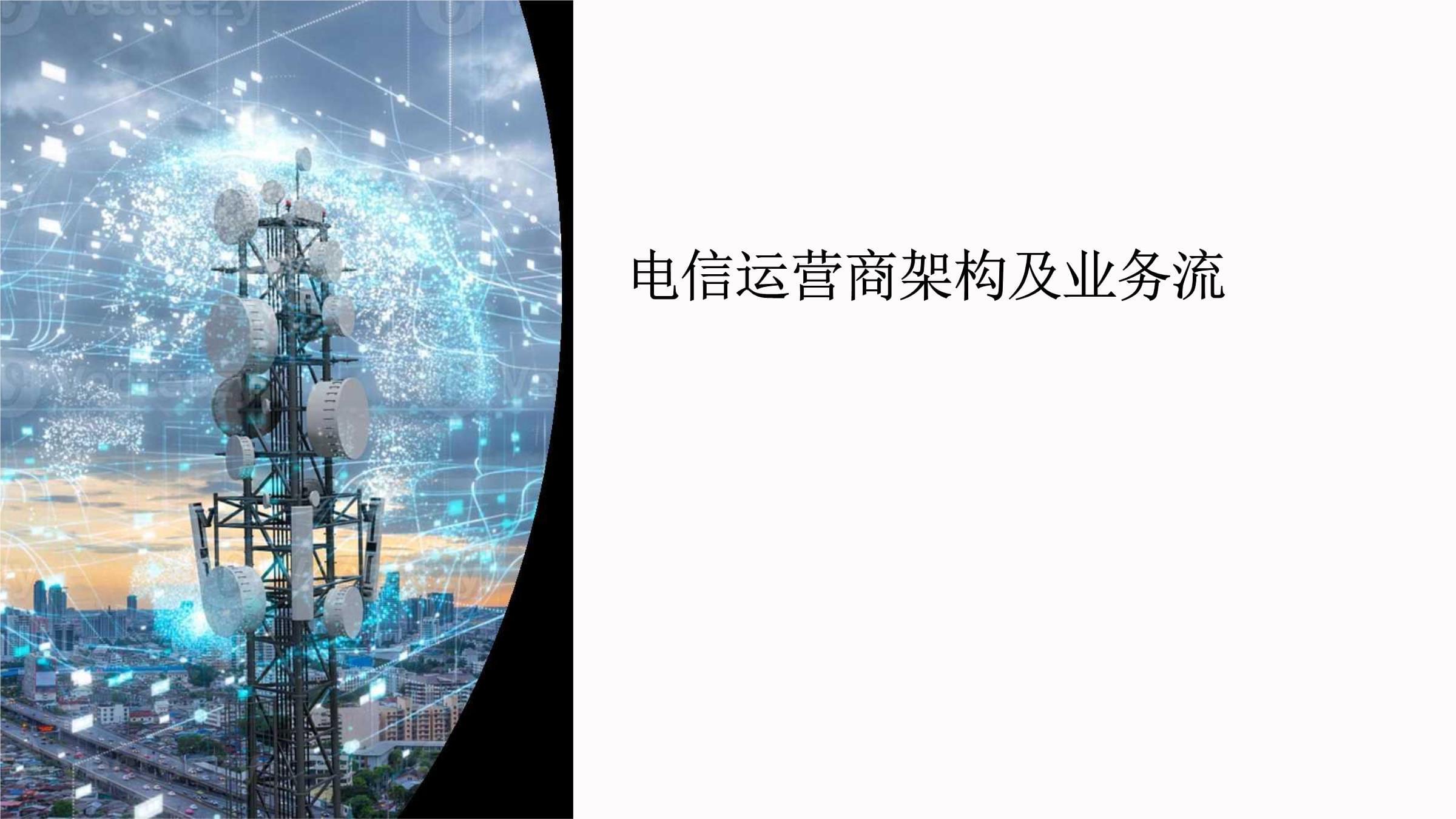 電信業(yè)務(wù)與傳統(tǒng)運(yùn)營(yíng)商的架構(gòu)與流程